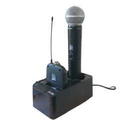 Micro's (1 handmicrofoon + 1 headset)